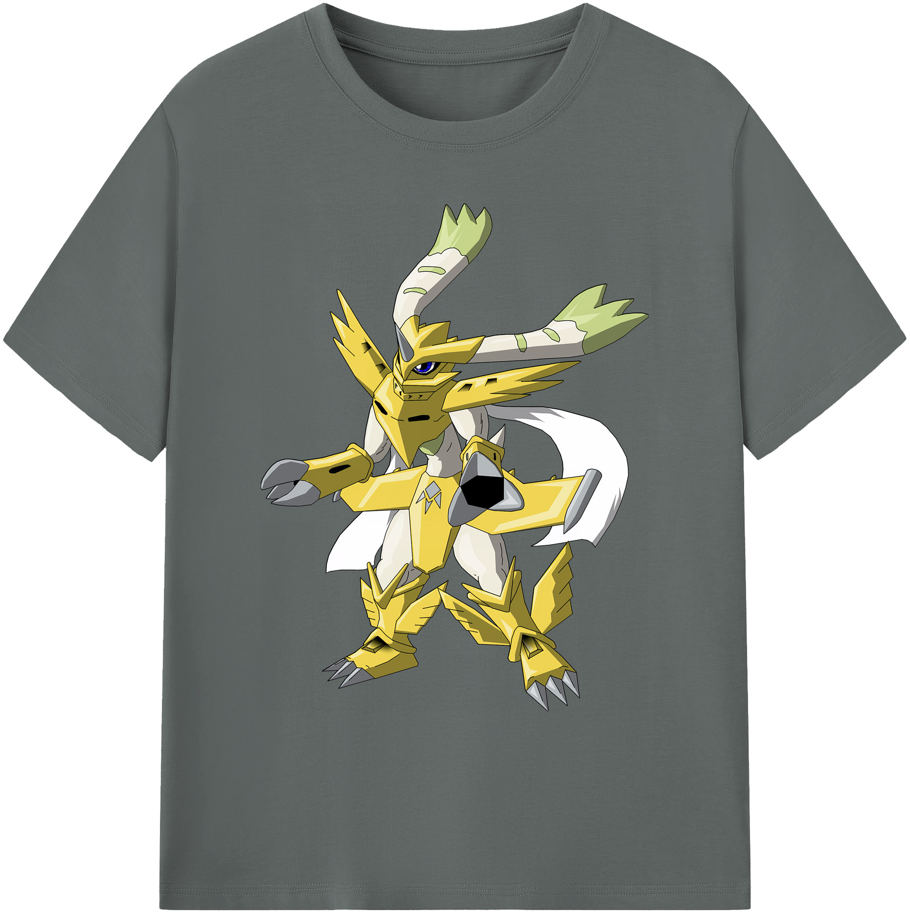 （画像用） Digimon デジタルモンスター/デジモン 綿100％ メンズ半袖Tシャツ｜肌触りやわらか＆通気性